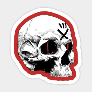 Skull Eyes Sticker